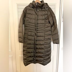 Lands End Olive Green Women’s Winter Coat, size Large (14-16)